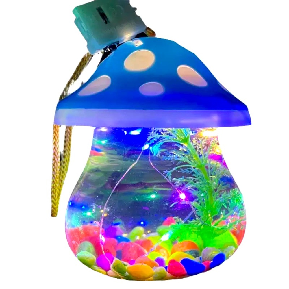 DIY- LED 3 speeds Colorful Mushroom Night Light